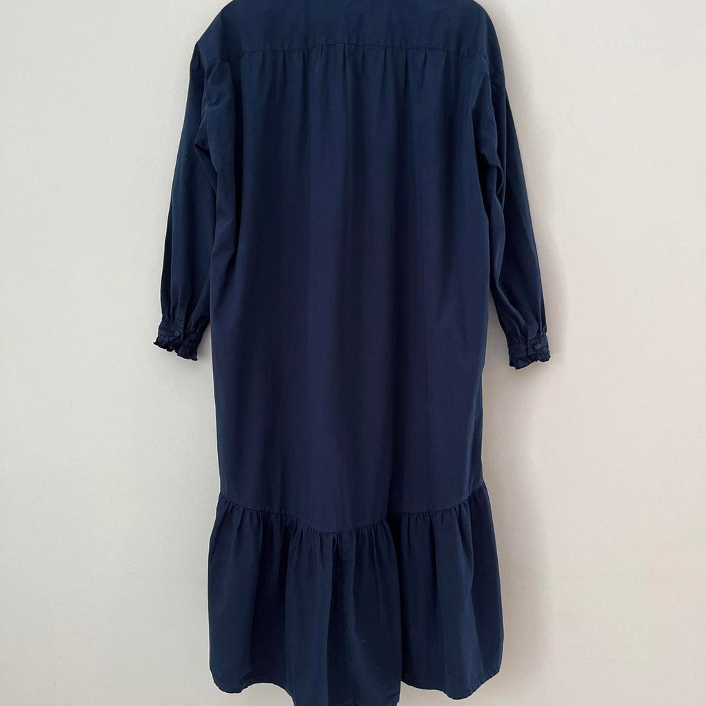SUKU Home Midi Smock Dress in Navy.