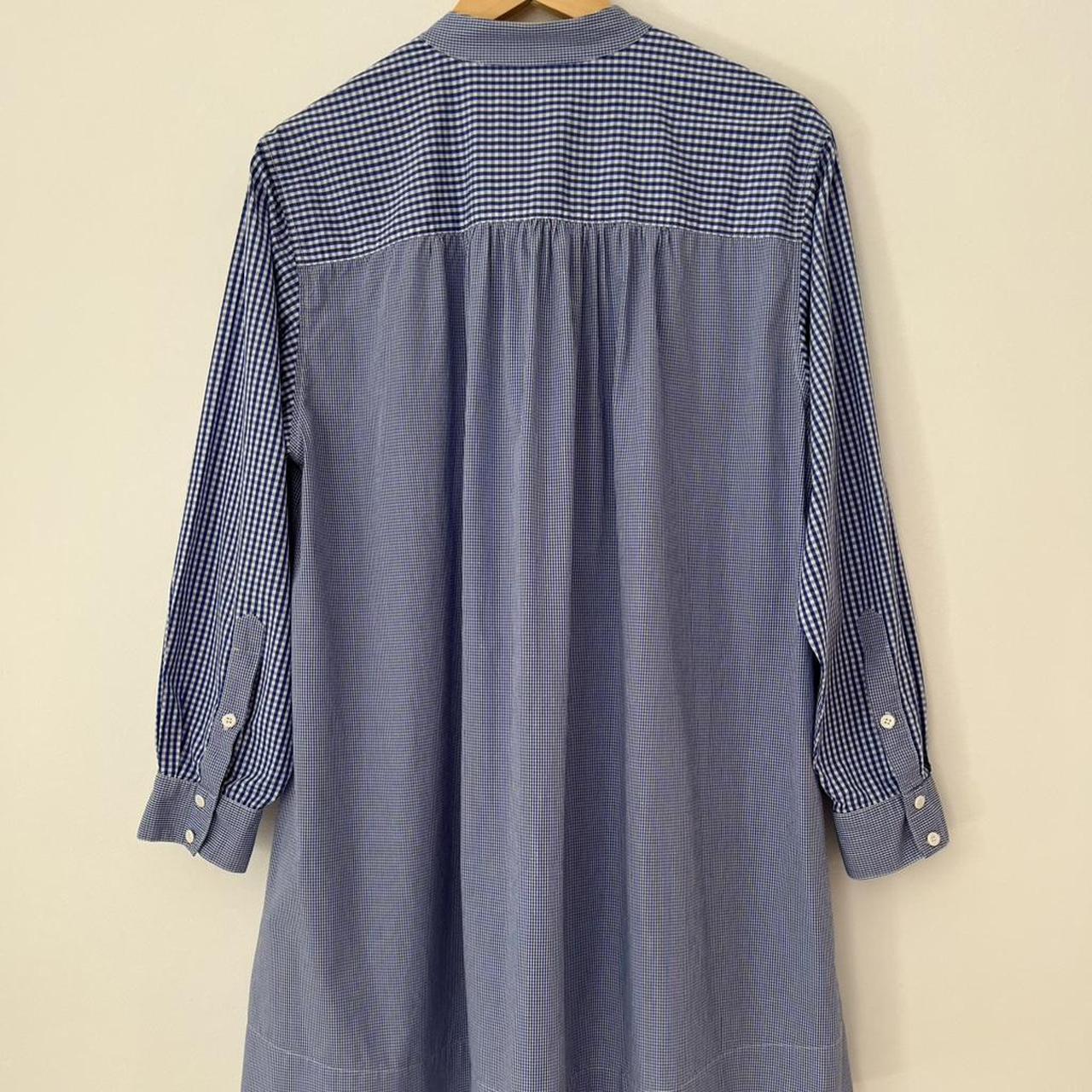 Lee Mathews Pin-tuck Gingham Tunic/Dress.