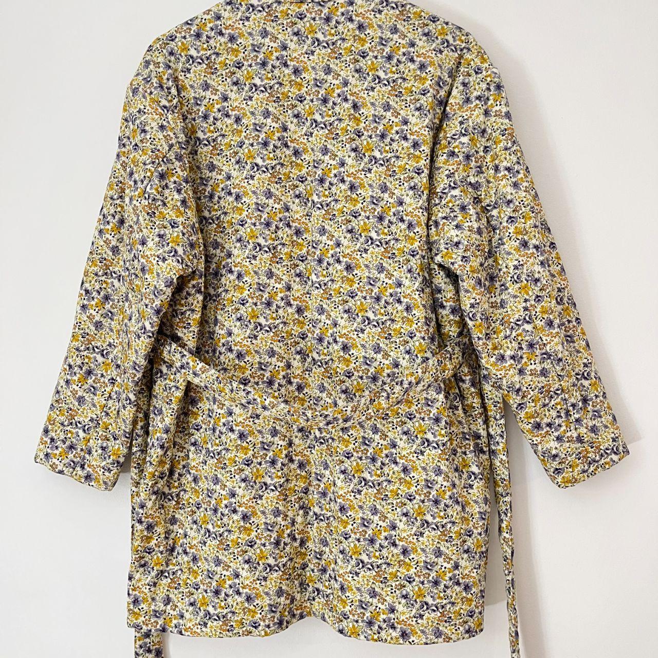 Oak Meadow Floral Quilted Coat Size XS-S.