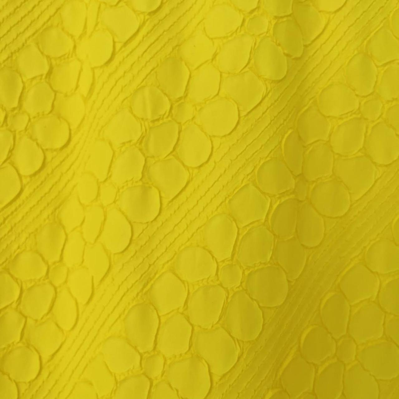 Alpha60 Floral Pleated Maxi Dress in Yellow.