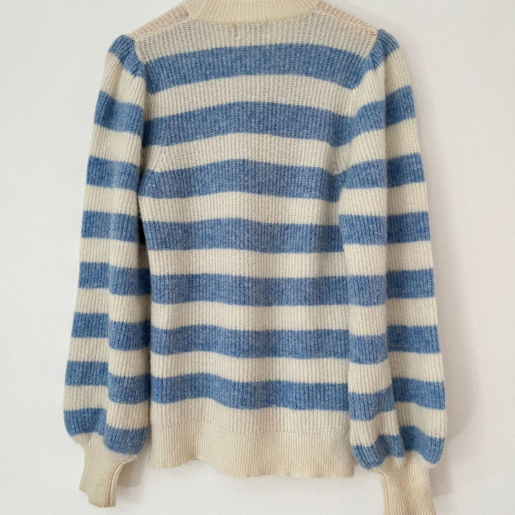 Ganni Striped Alpaca Sweater.