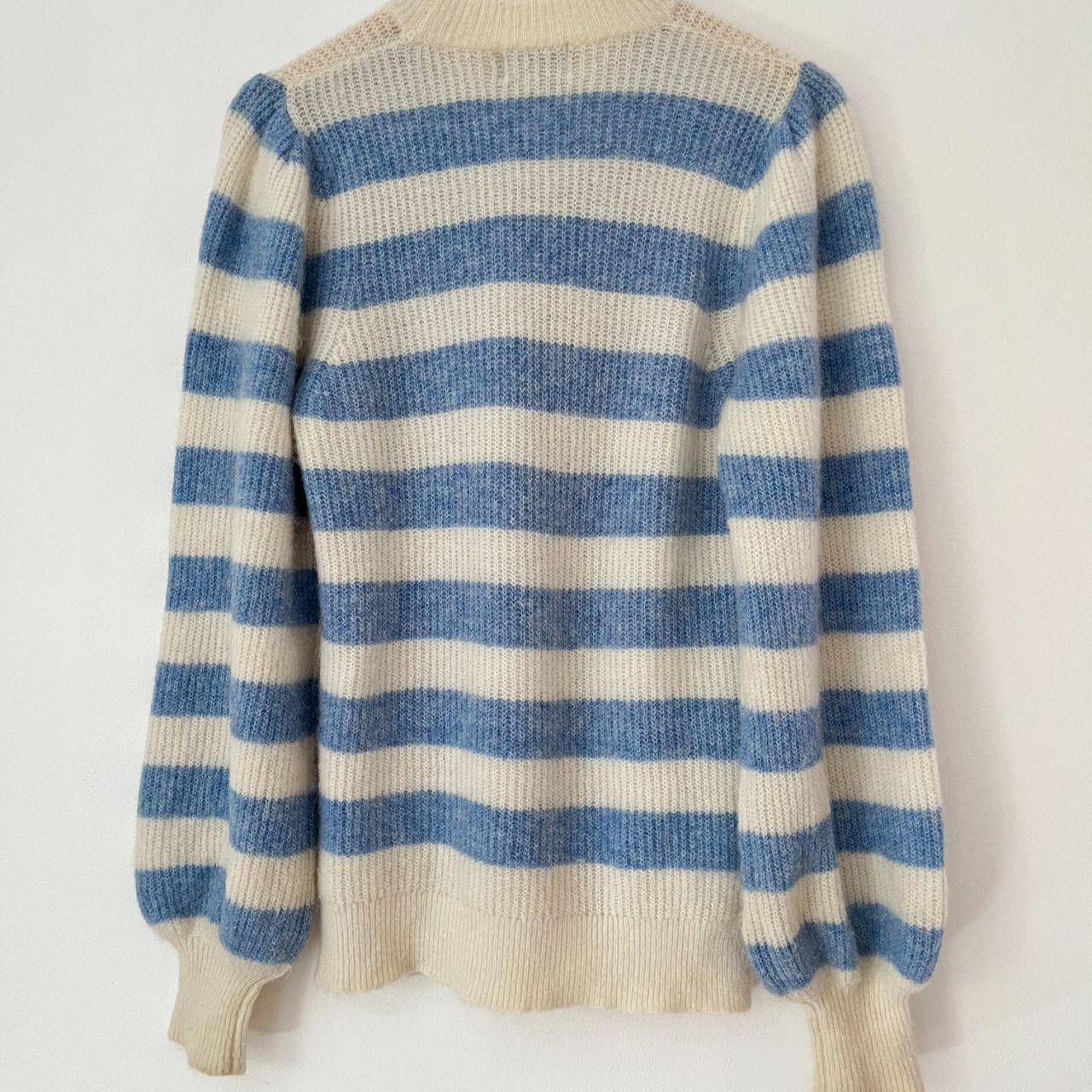 Ganni Striped Alpaca Sweater.