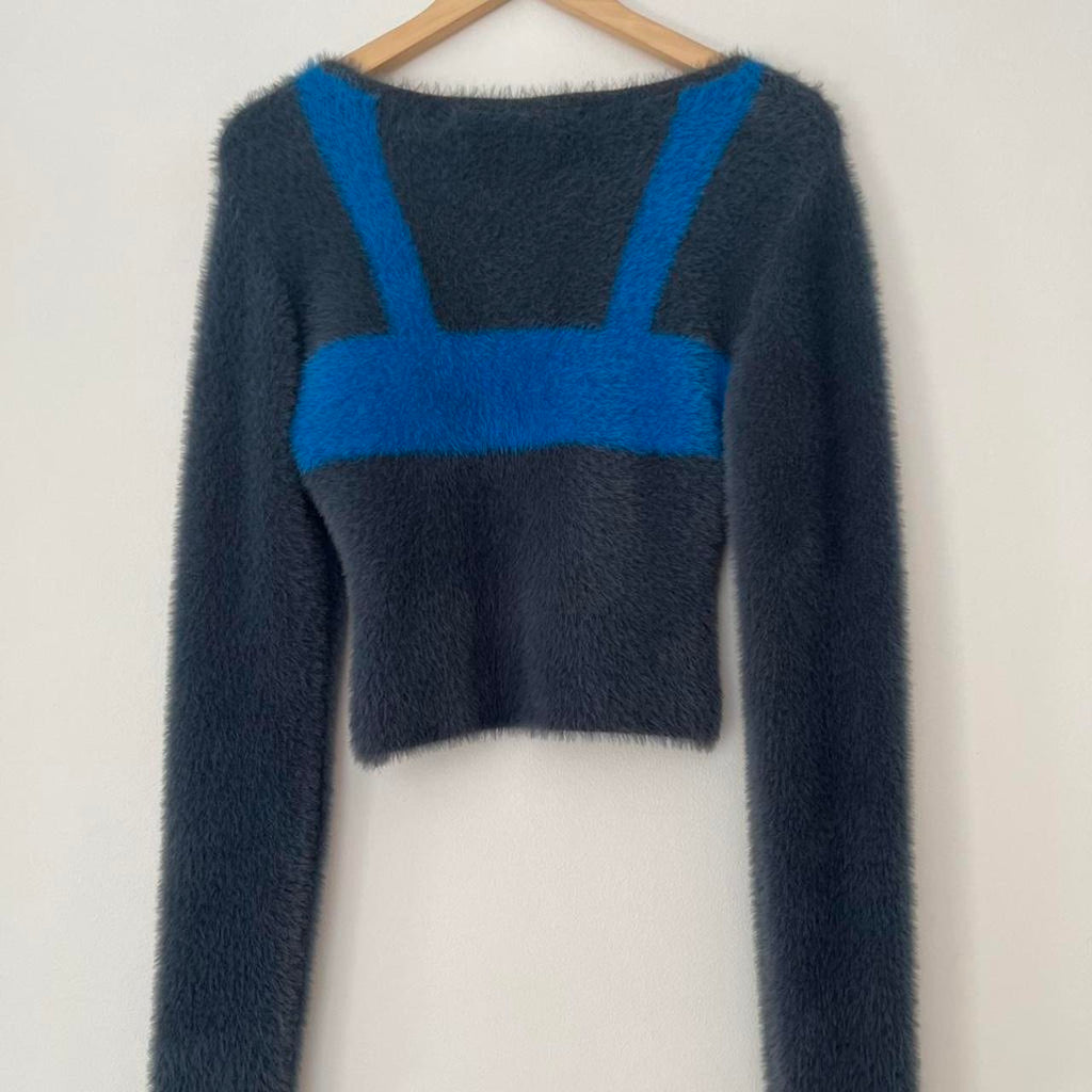 Andersson Bell BNWT ERIN Colour Block Top in Grey.