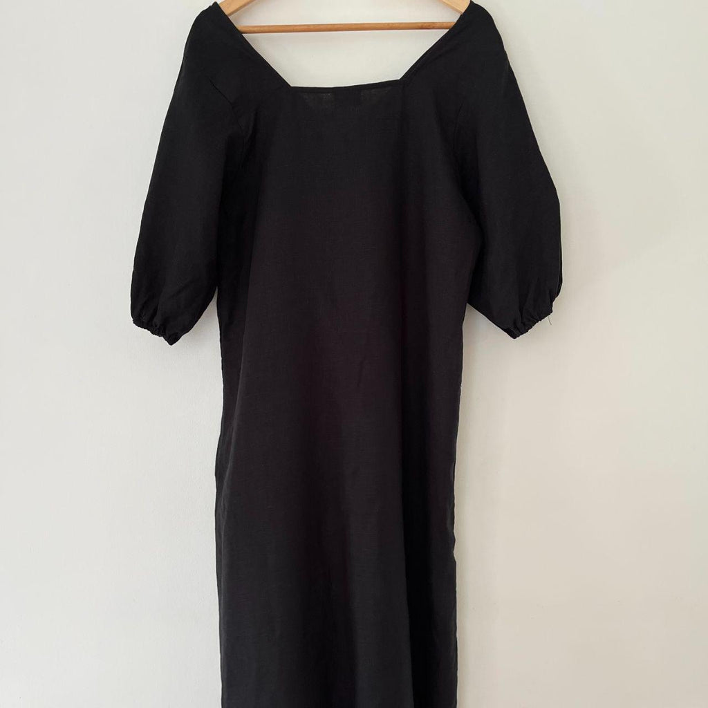 Deiji Studios BNWT SQUARED Dress in Black.