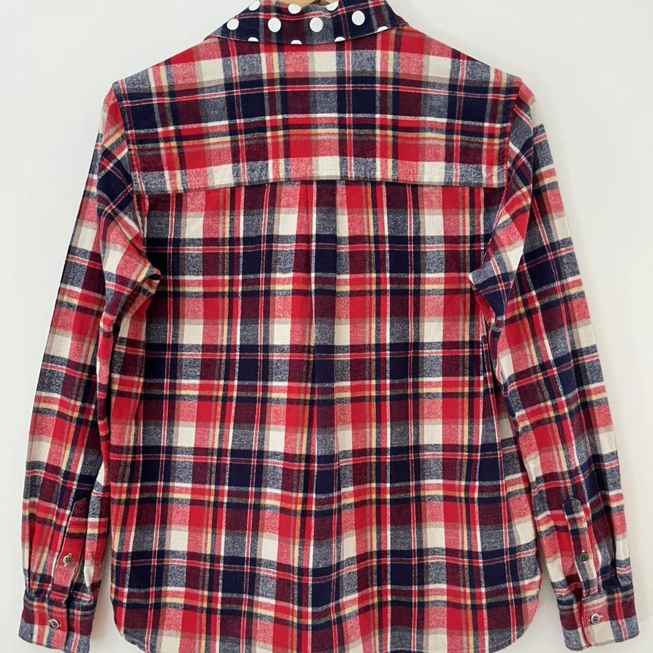 Merci Beaucoup Plaid Flannelette Polka Dot Shirt.