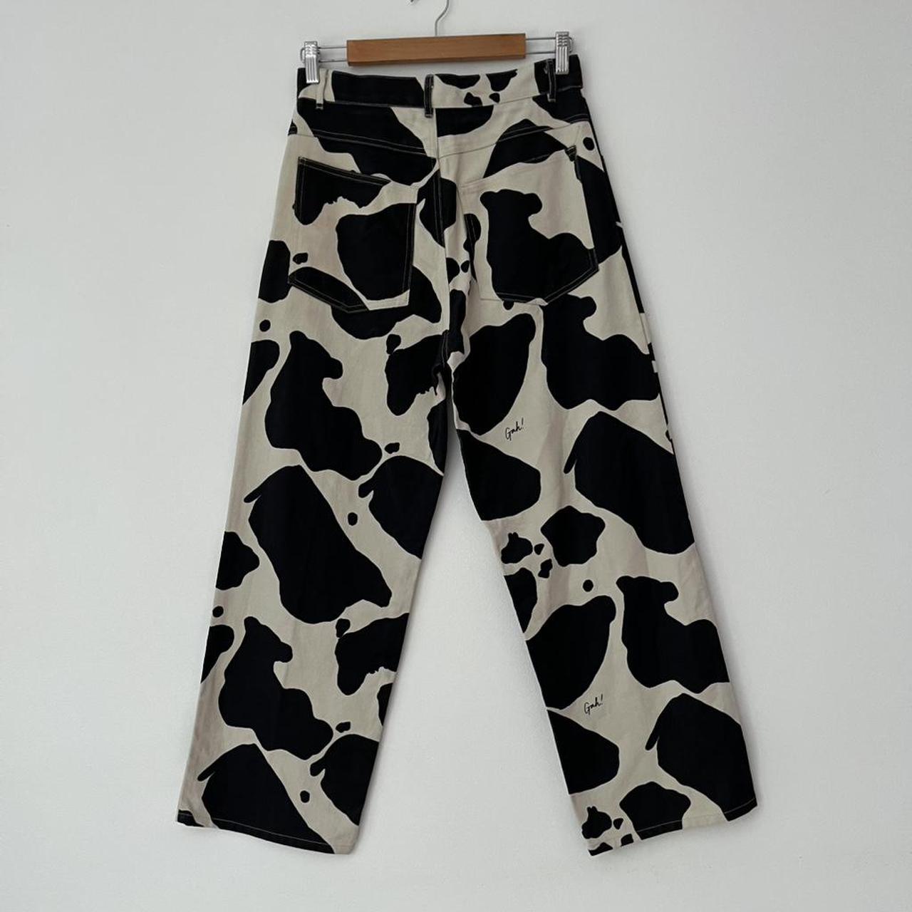 Lisa Says Gah ROBYN Jeans in Cow Print.