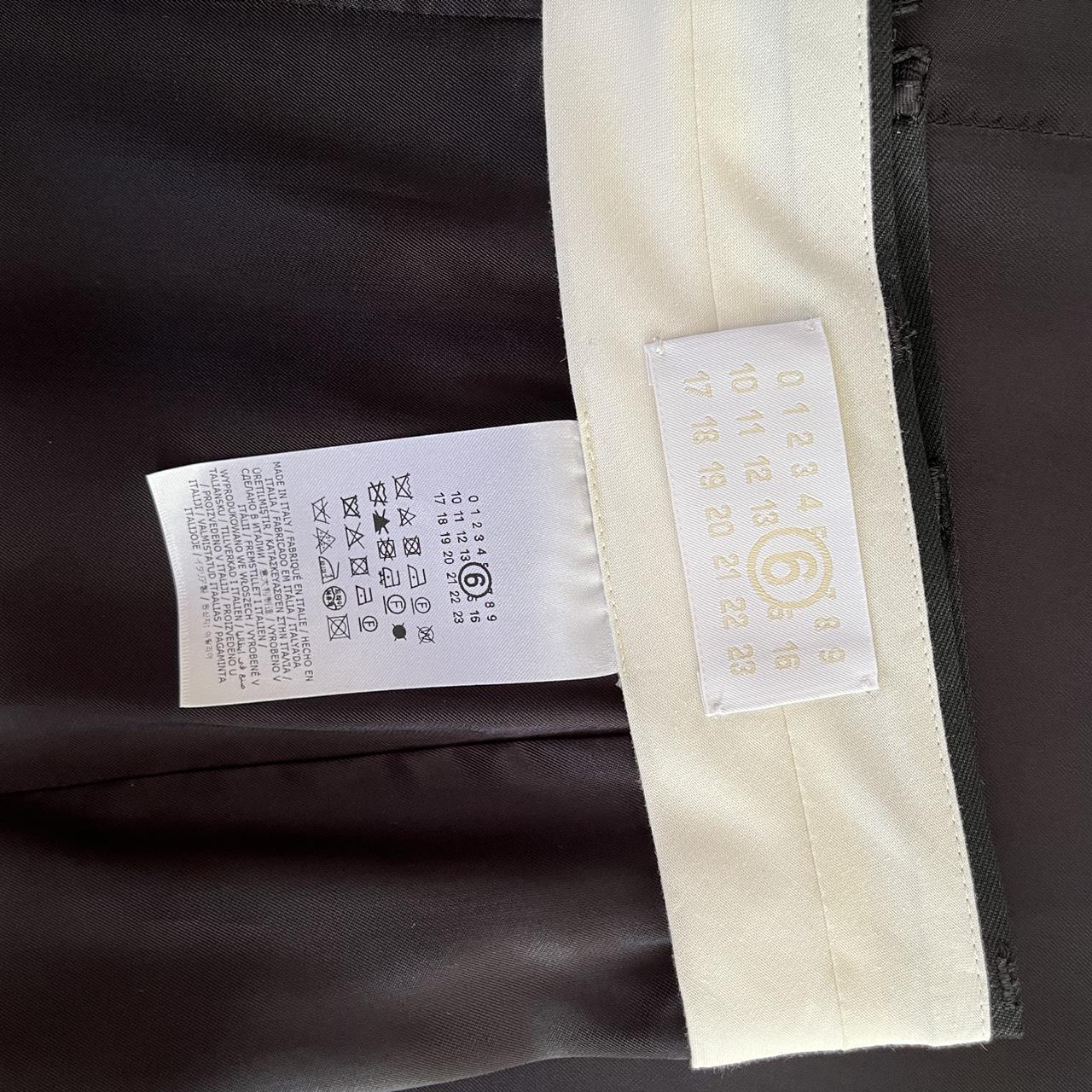 Margiela BNWT Maxi Tailored Skirt in Black.