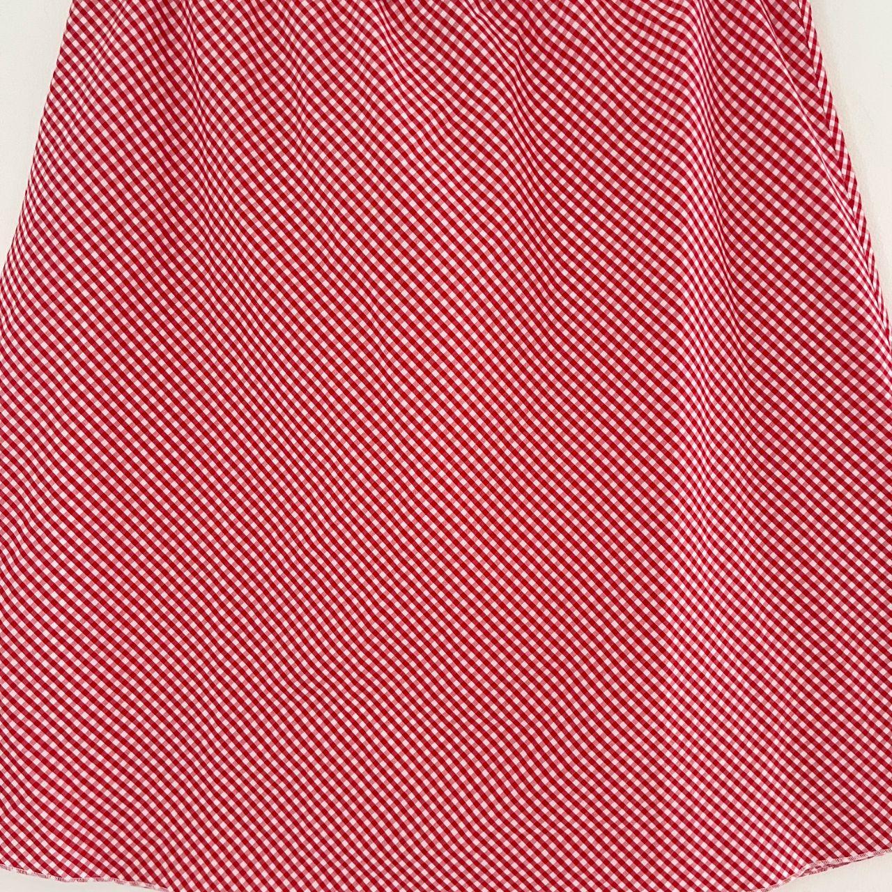 Guizio PALOMA Skirt in Gingham Poppy and White.