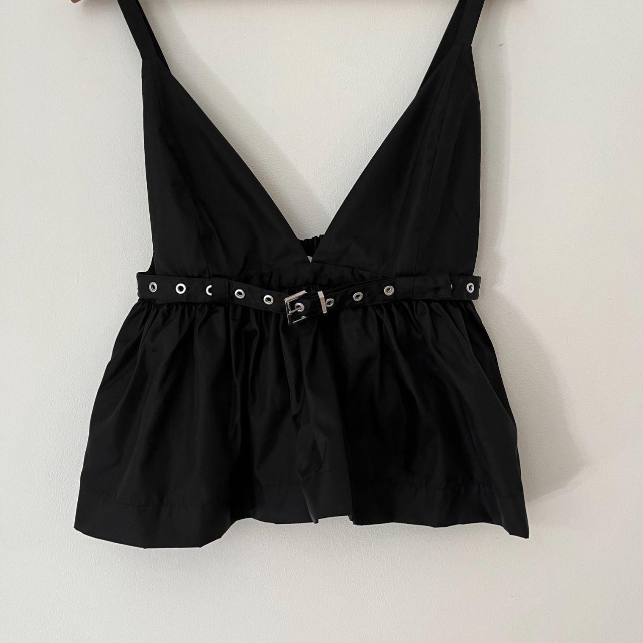 Ganni DUCHESS Nylon Strap Top.