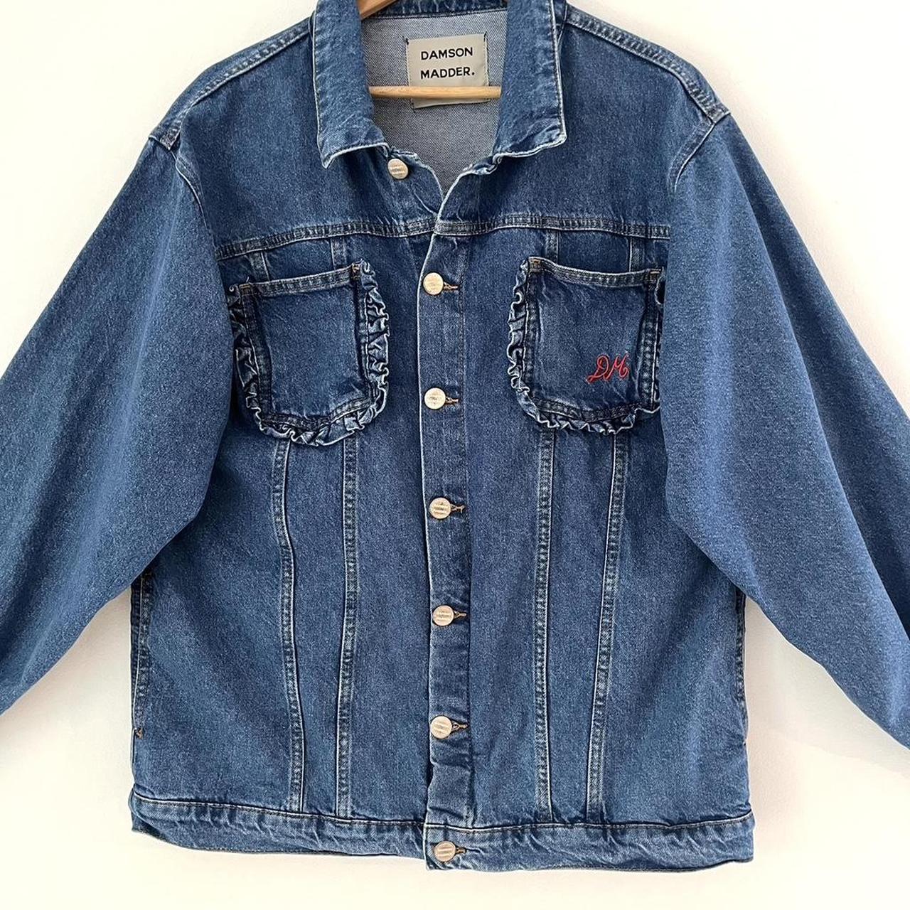 Damson Madder x Poppy Almond Frilly Fin Denim Jacket.