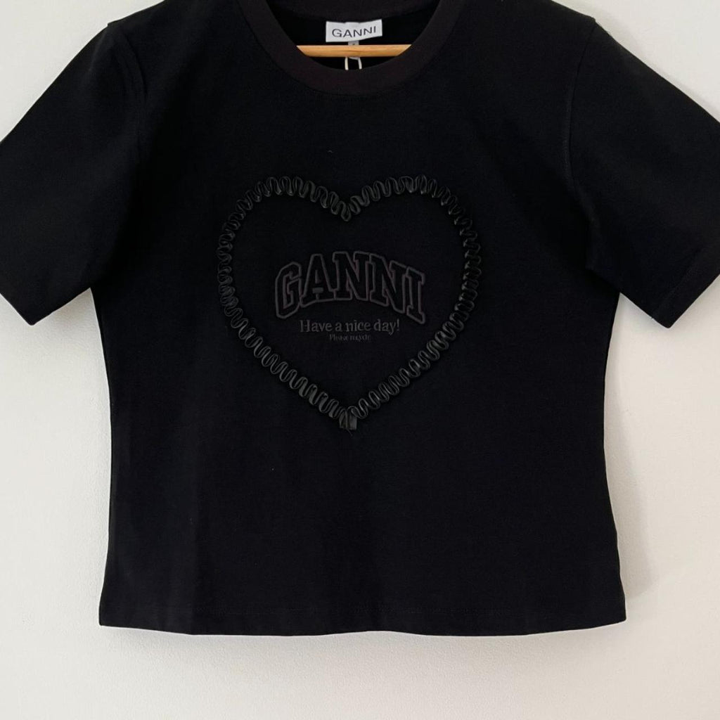 Ganni BNWT HEAT Motif T-Shirt.