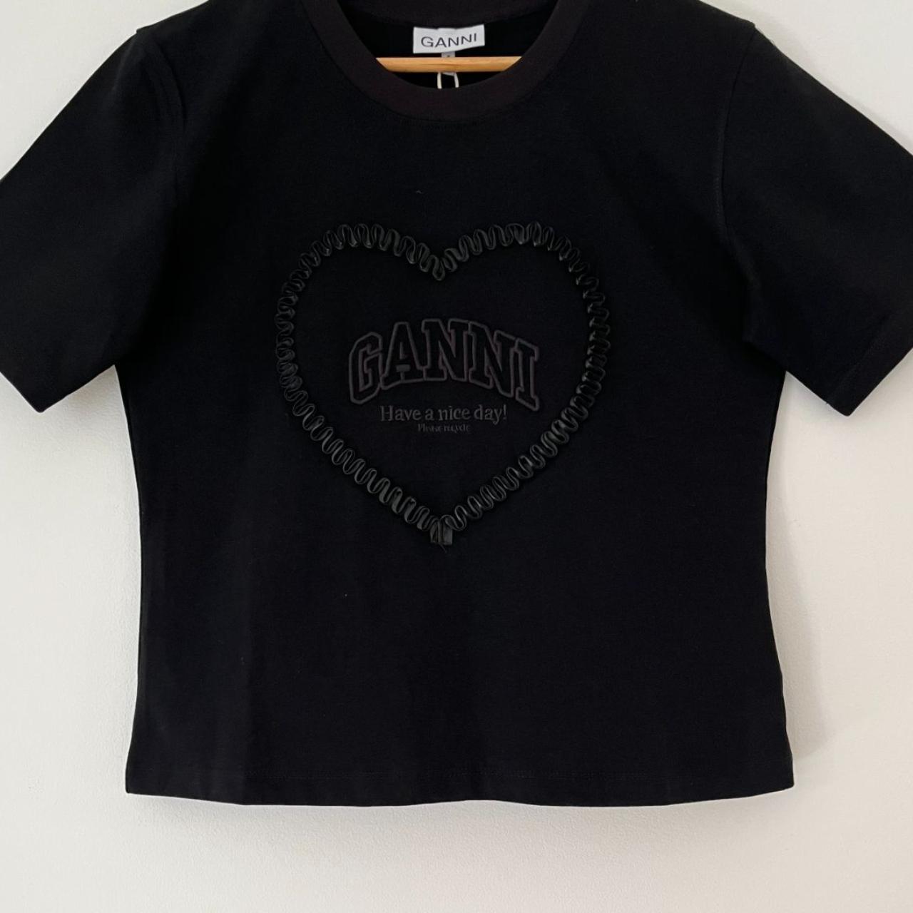 Ganni BNWT HEAT Motif T-Shirt.