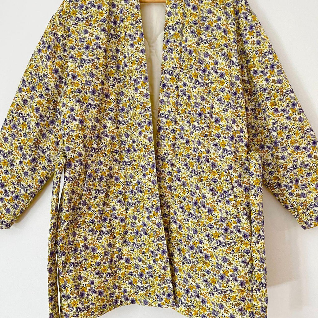 Oak Meadow Floral Quilted Coat Size XS-S.