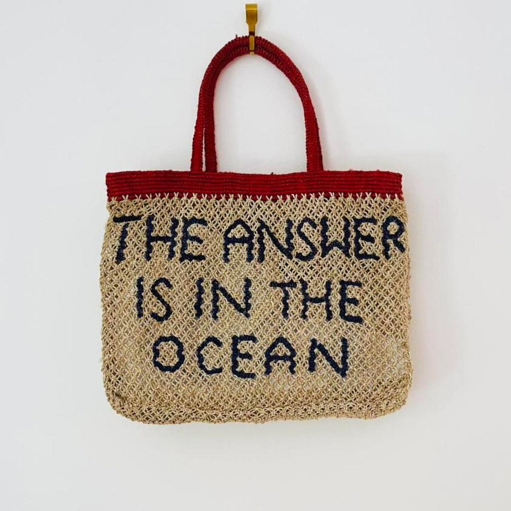 Maggie Marilyn THE ANSWER IS THE OCEAN Tote Bag.