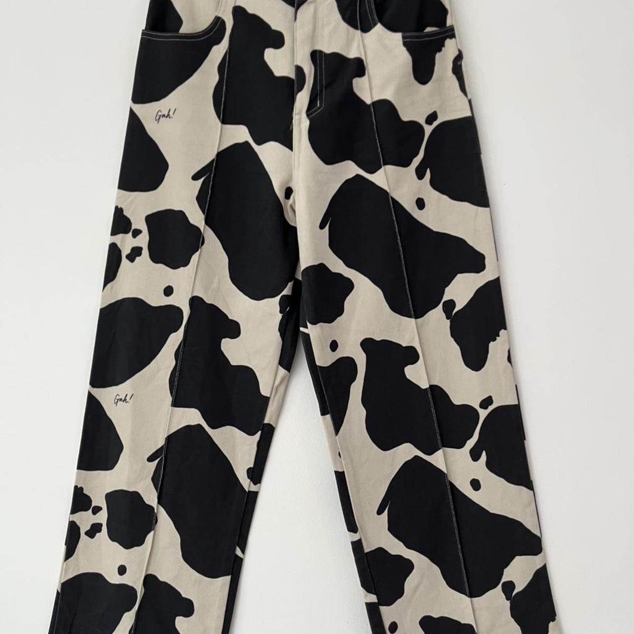 Lisa Says Gah ROBYN Jeans in Cow Print.