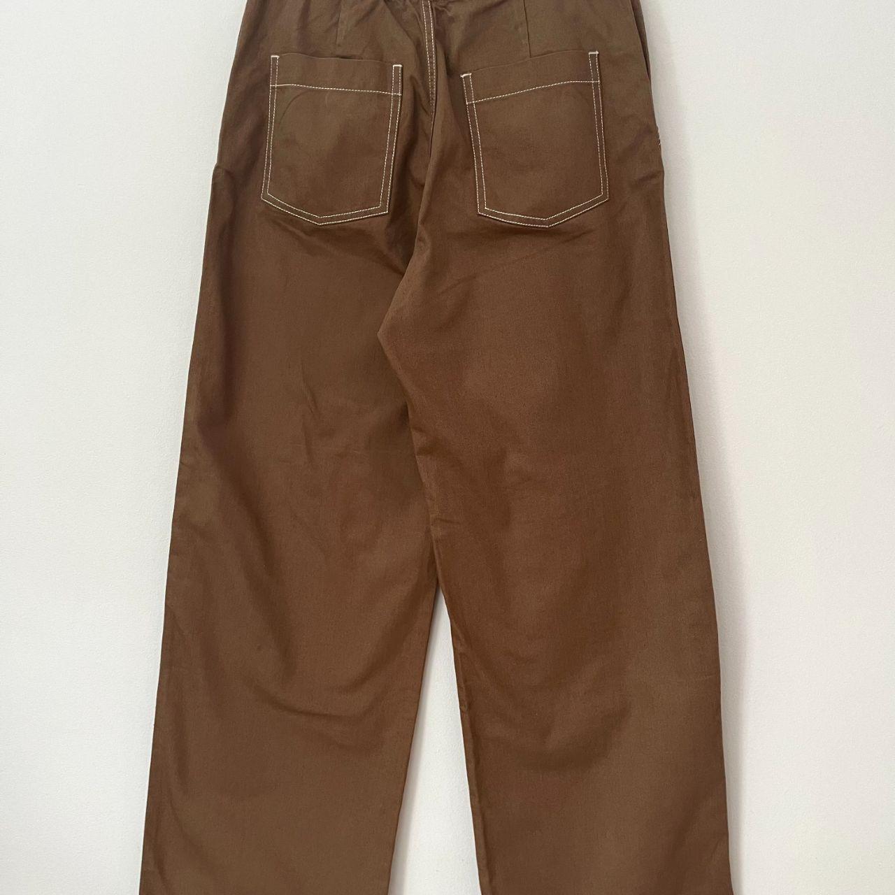 Kowtow BNWT DUNGAREE Jeans in Earth Denim Size M.