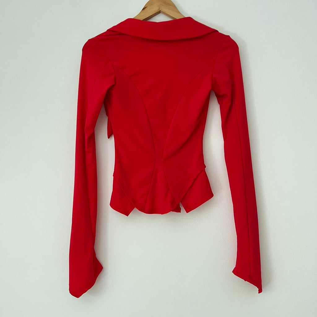 Karla Laidlaw SAILOR Shirt in Red.