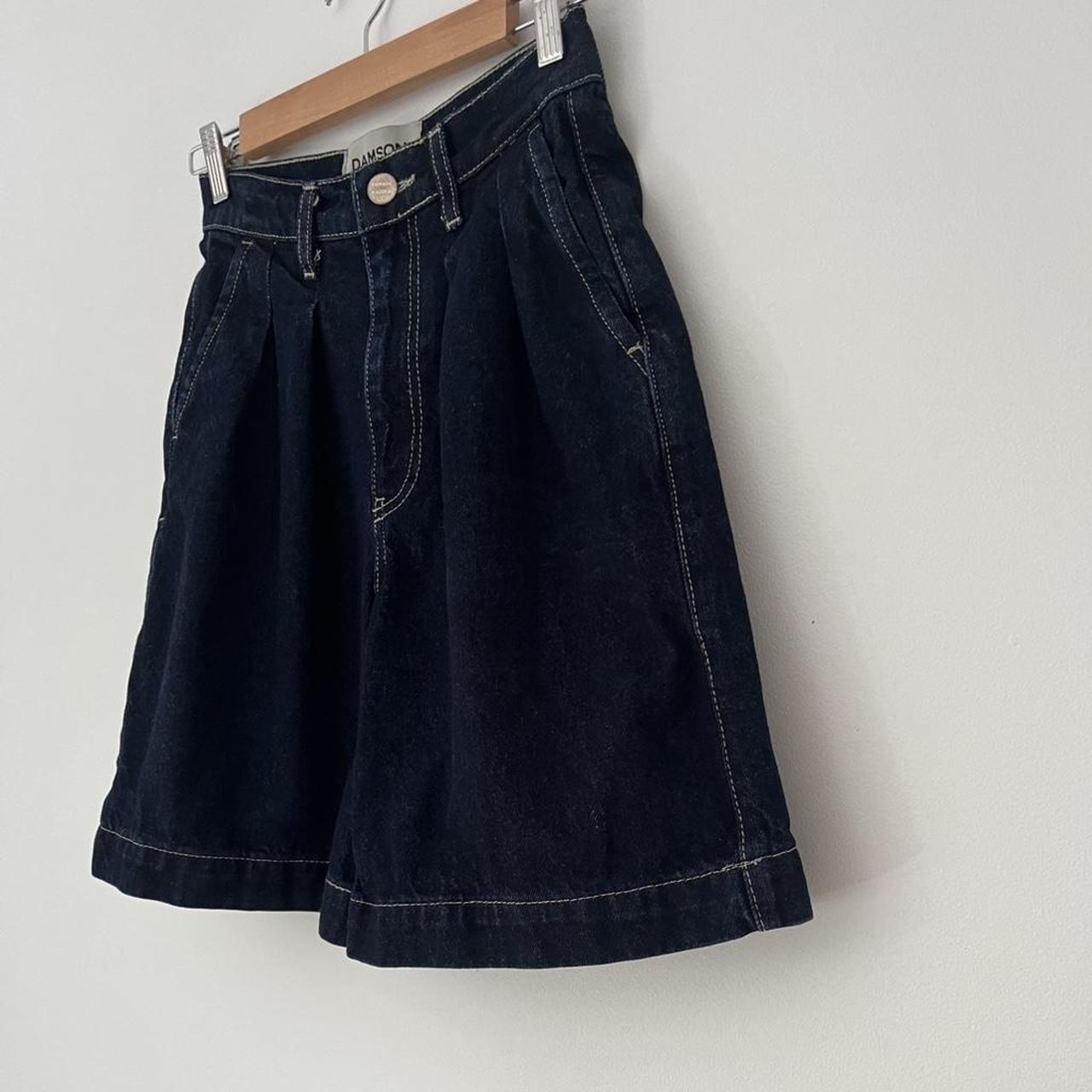 Damson Madder NOVA Jorts in Indigo.
