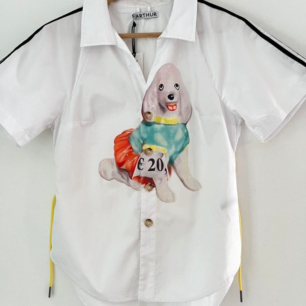 Arthur Apparel BNWT RAGLAN Shirt in Fancy Poodle.