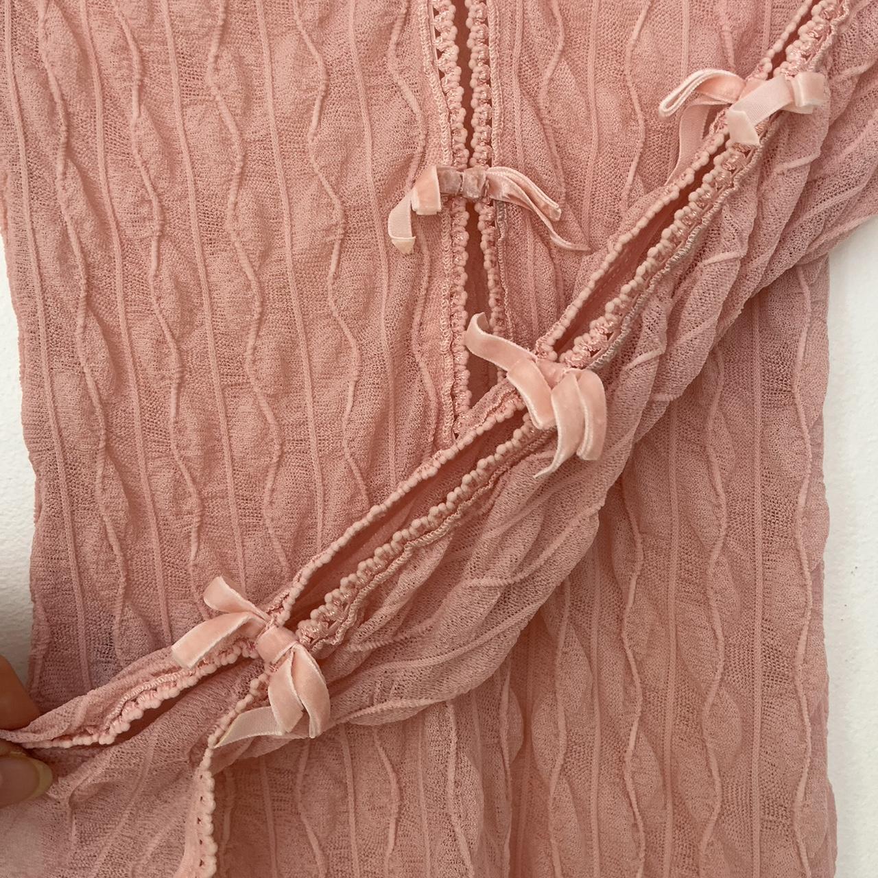 Second Skin by Find Me Now The Label BNWT ROSS BOW Mockneck Top in Icy Pink.