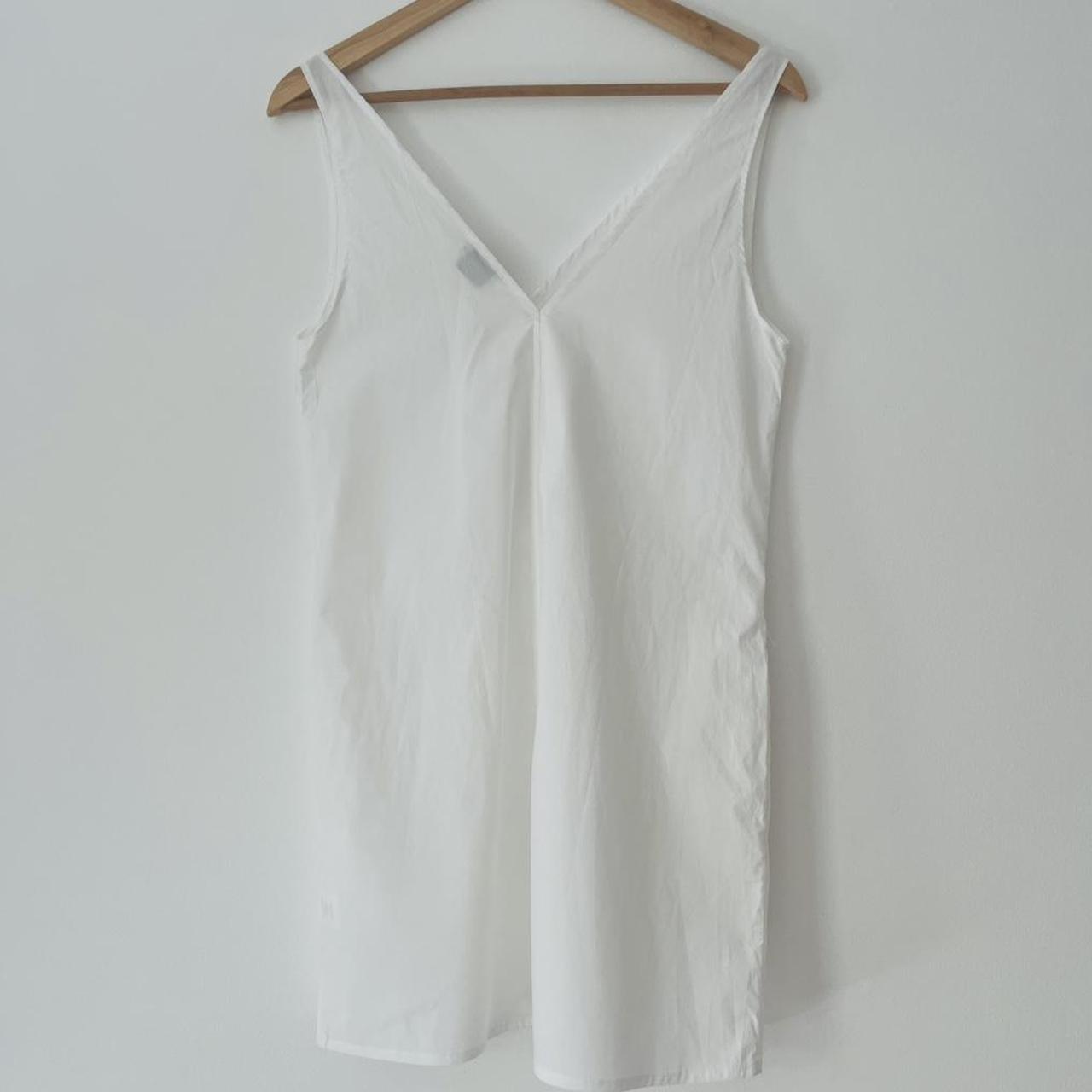 Deiji Studios BNWT Open Tie Mini Dress in White.