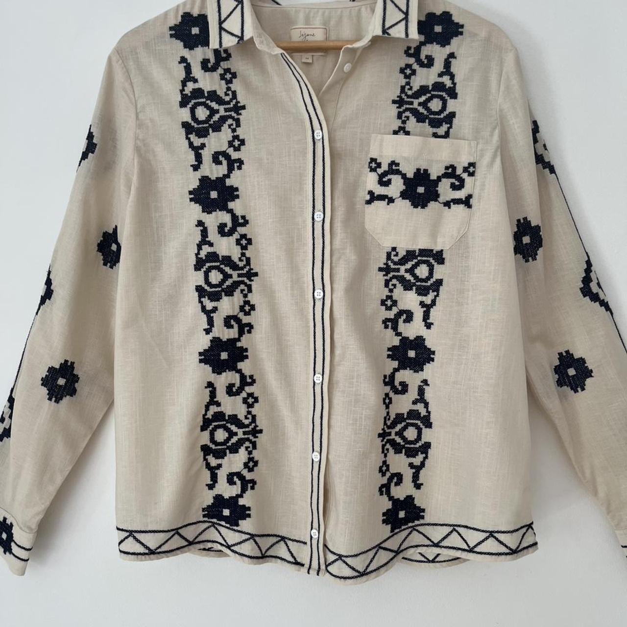 Sézane X Lucia Vergara TOMBOY Shirt.