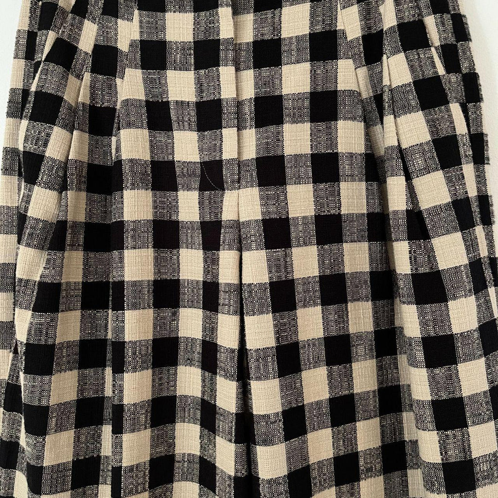 Essentiel Antwerp Checkered Relaxed-fit Pants Size 36/S.