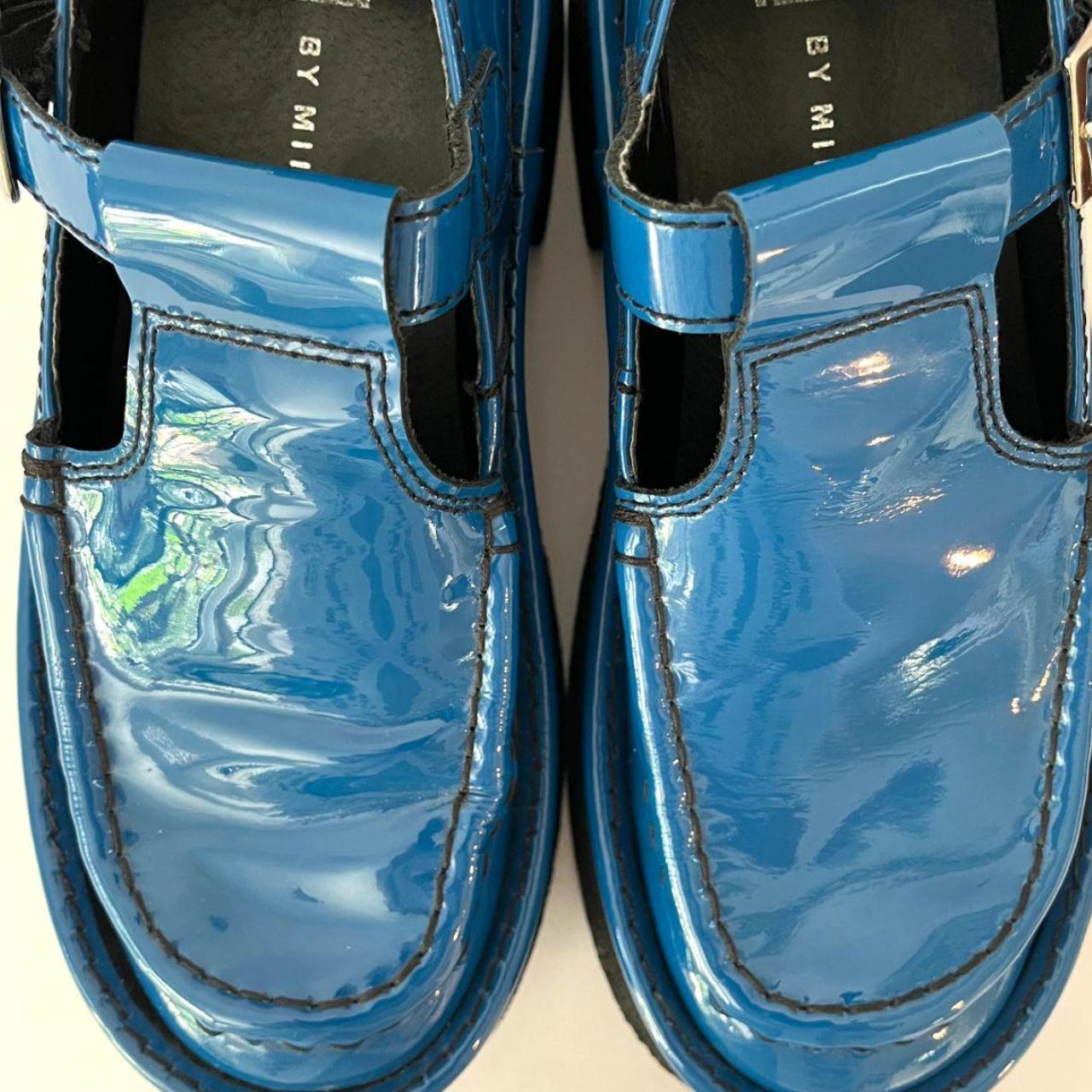 Miista E8 CATHY Brogue Maryjanes in Blue.