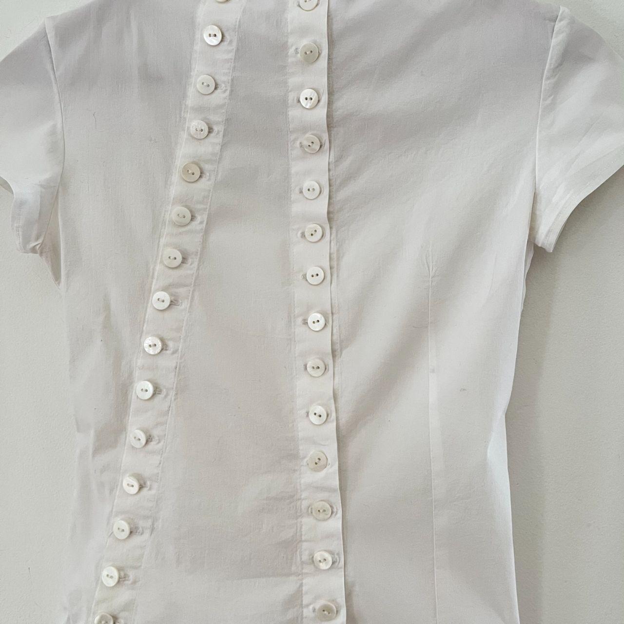 Caspar the Label POET Cap-Sleeve Shirt Size XS.