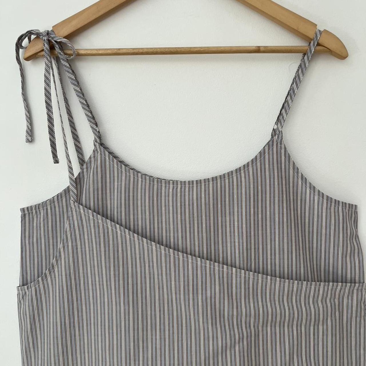 Deiji Studios BNWT DOUBLE LAYER Dress in Sea Stripe.