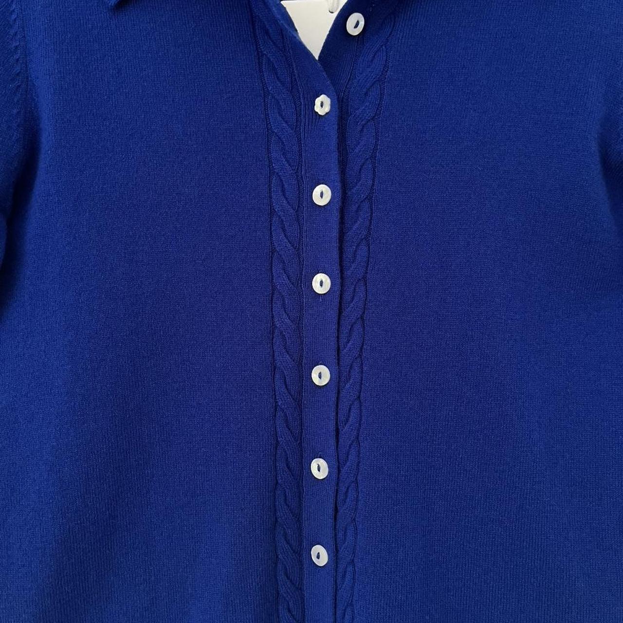 Damson Madder BNWT VOULA Cardigan in Blue.