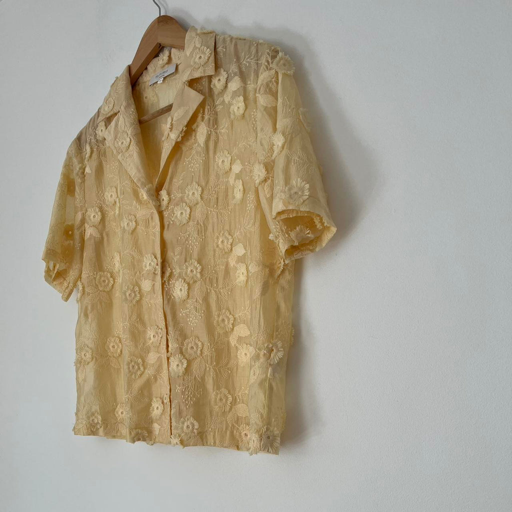 Minima Esenciales LETTIE Shirt in Pastel Yellow.