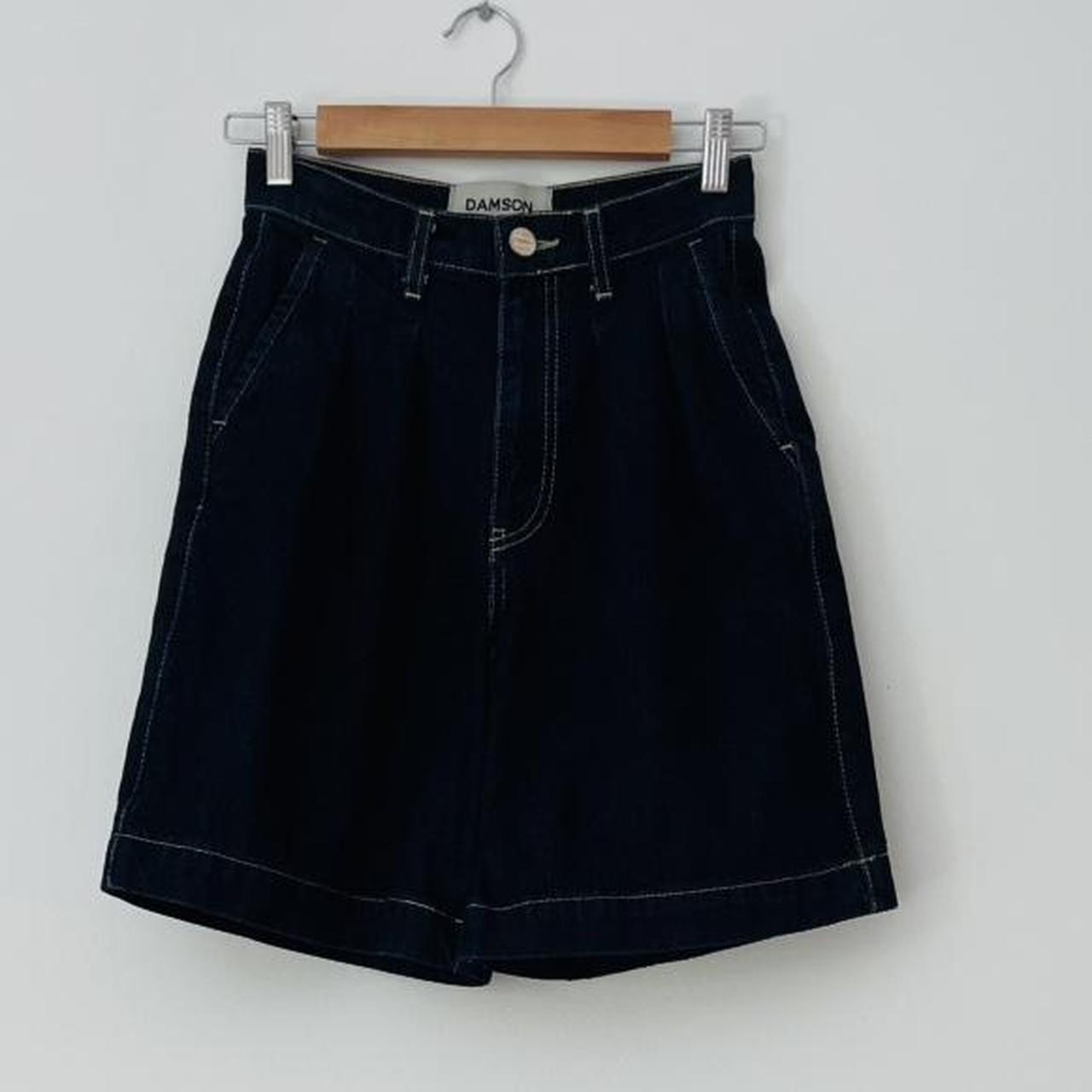 Damson Madder NOVA Jorts in Indigo.
