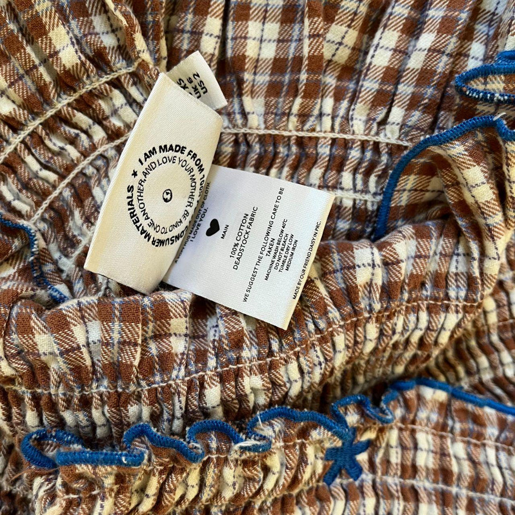 Aprés Studio Ruched Skivvy in Brown.