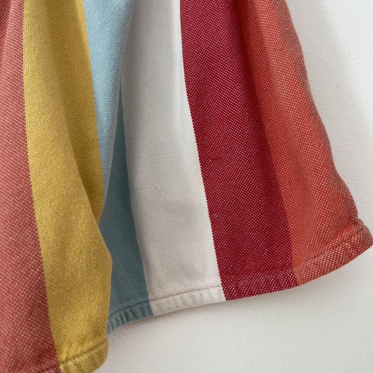 Lucy Folk Striped Shorts in Multicolour.