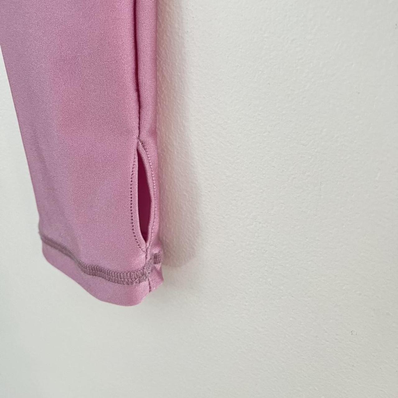 Coperni Tight High Neck Top in Pink.