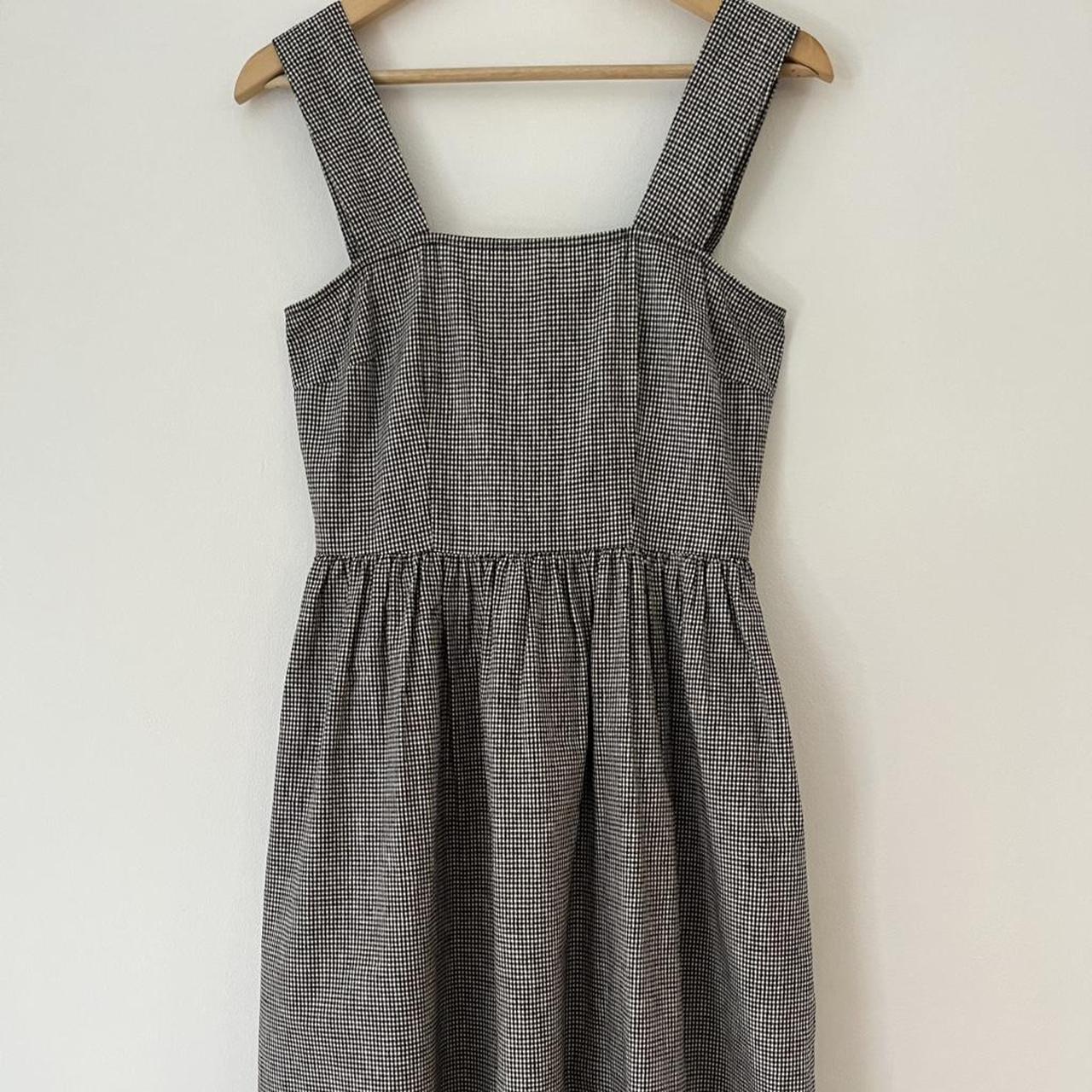 Permanent Vacation HEARTFELT Sundress in Black/White Gingham.