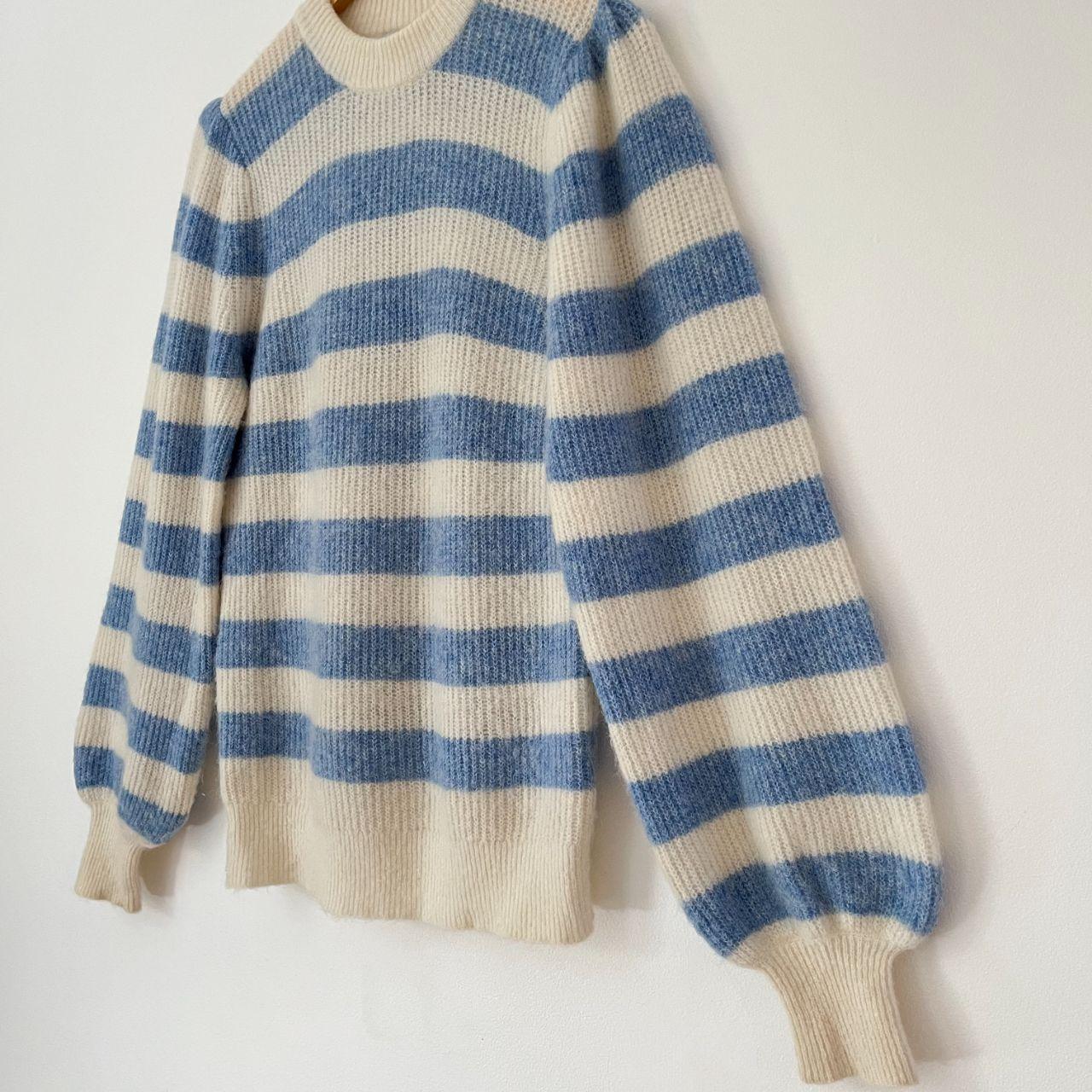 Ganni Striped Alpaca Sweater.