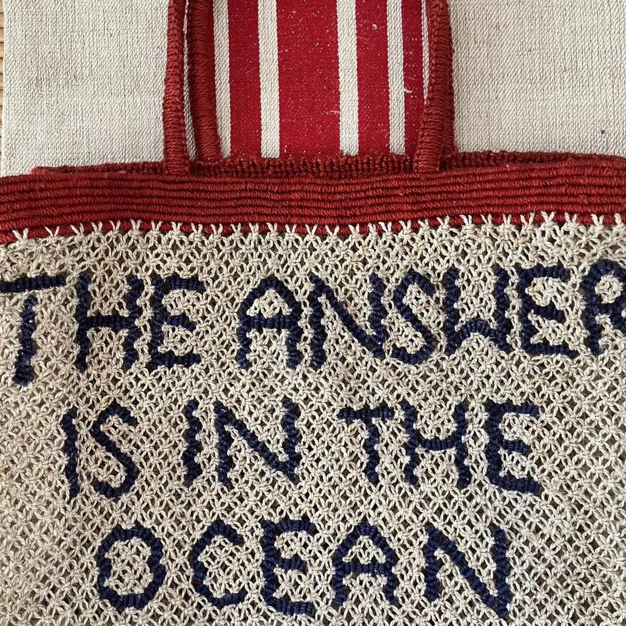 Maggie Marilyn THE ANSWER IS THE OCEAN Tote Bag.