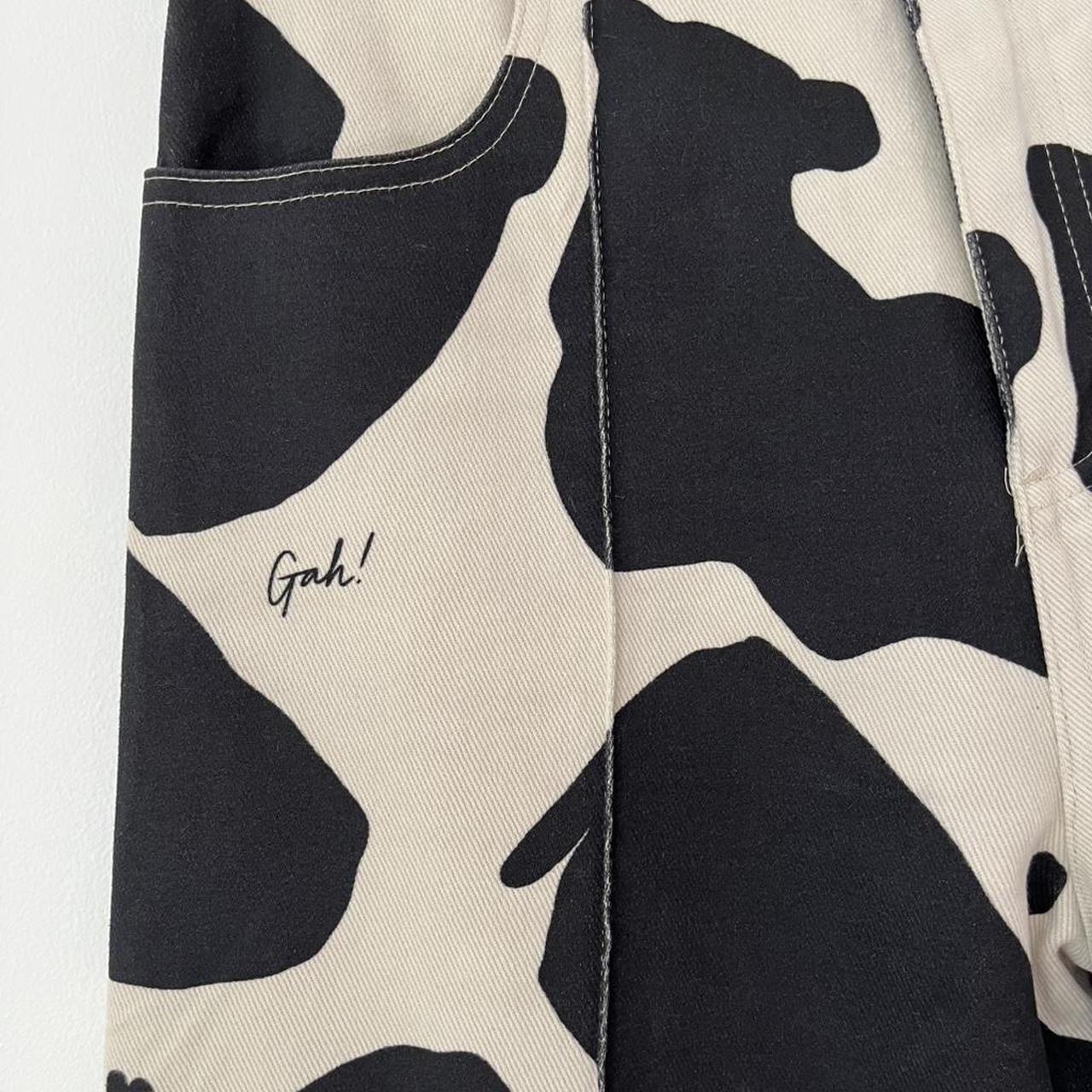 Lisa Says Gah ROBYN Jeans in Cow Print.