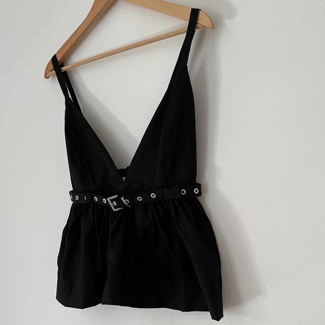 Ganni DUCHESS Nylon Strap Top.