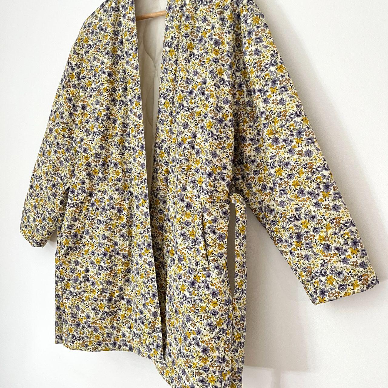 Oak Meadow Floral Quilted Coat Size XS-S.