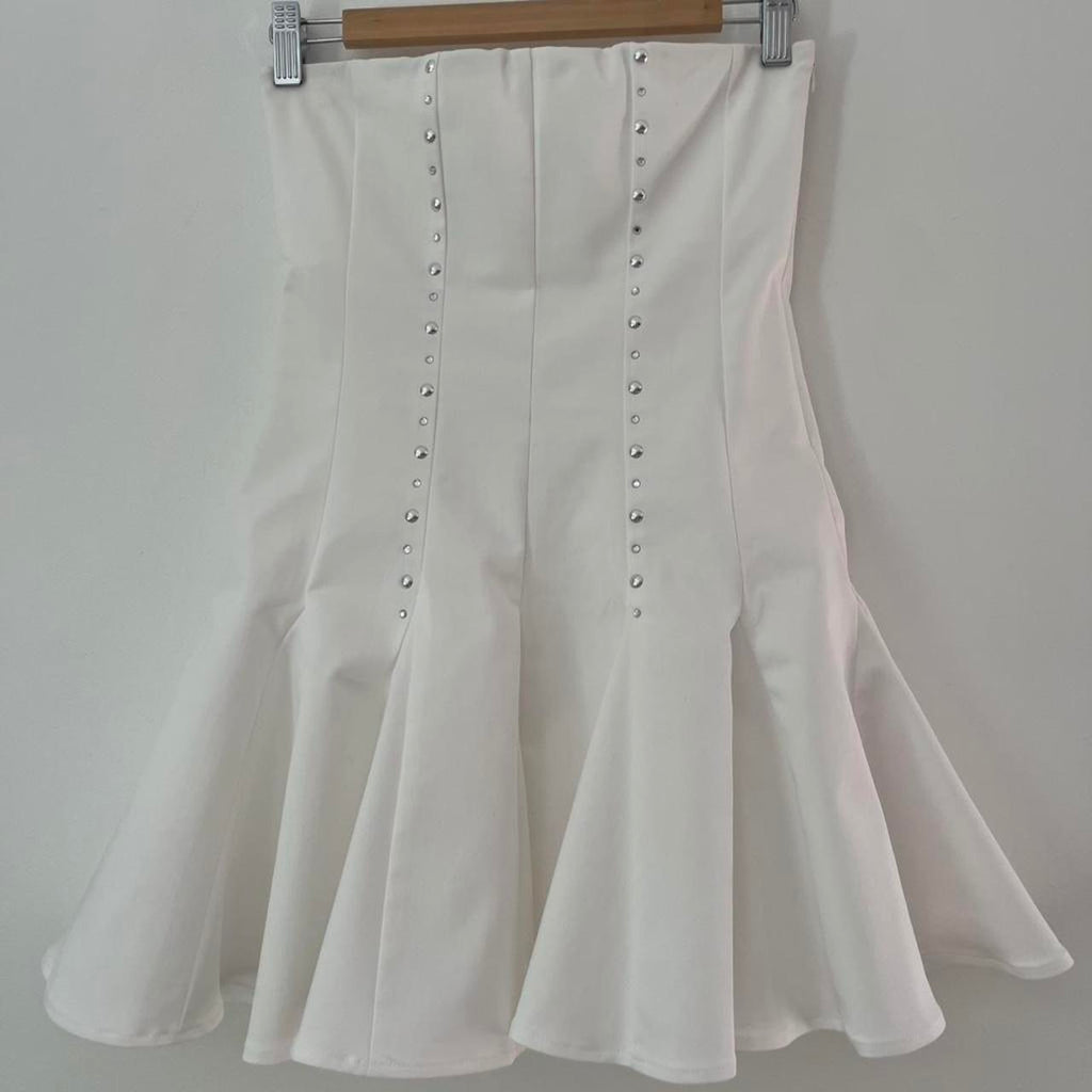 Gimaguas WILLIAMS White Mini Dress.