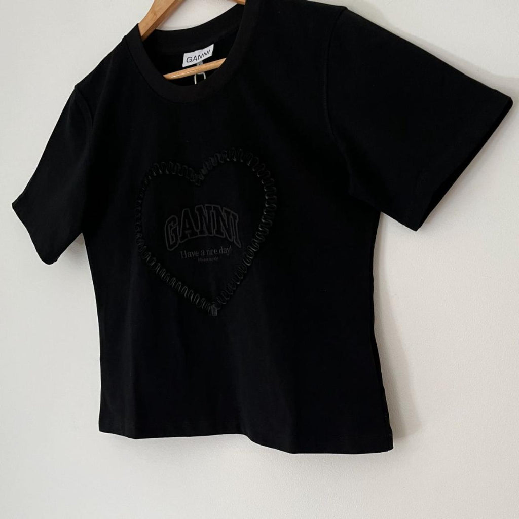 Ganni BNWT HEAT Motif T-Shirt.