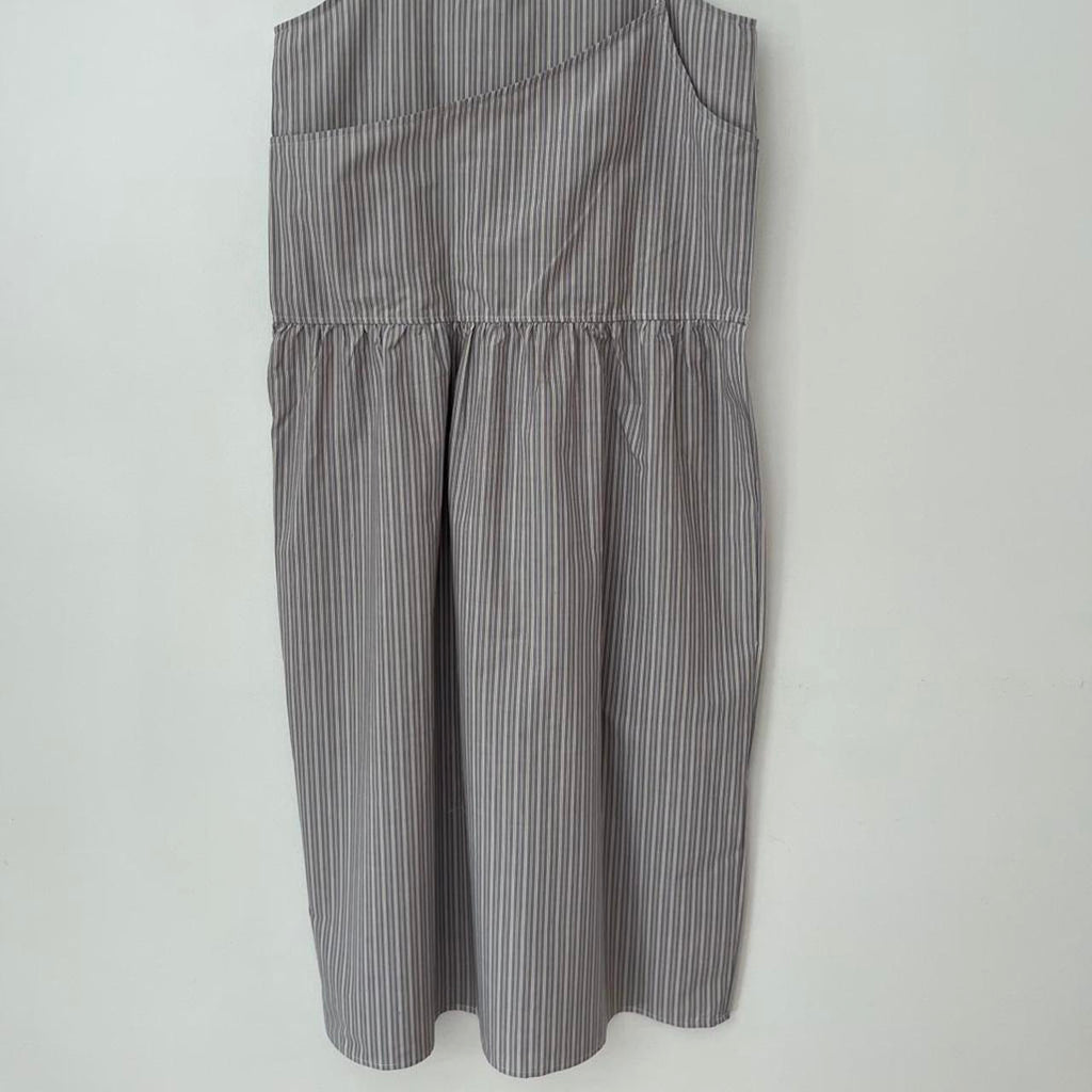 Deiji Studios BNWT DOUBLE LAYER Dress in Sea Stripe.
