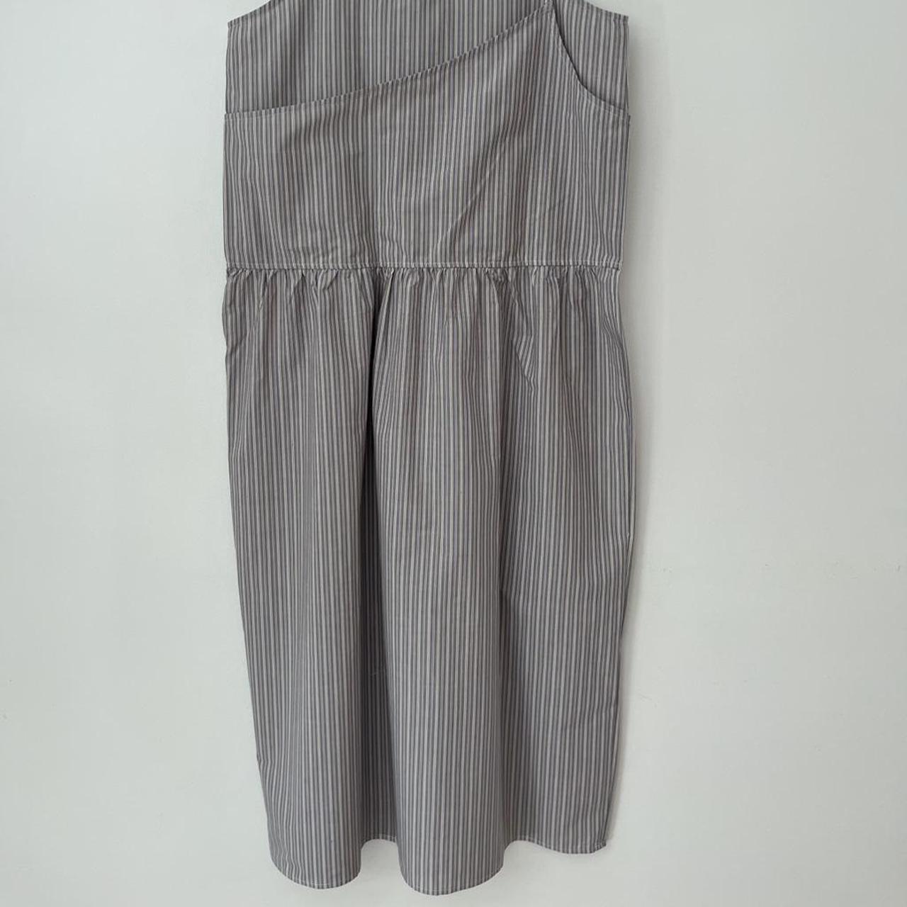 Deiji Studios BNWT DOUBLE LAYER Dress in Sea Stripe.