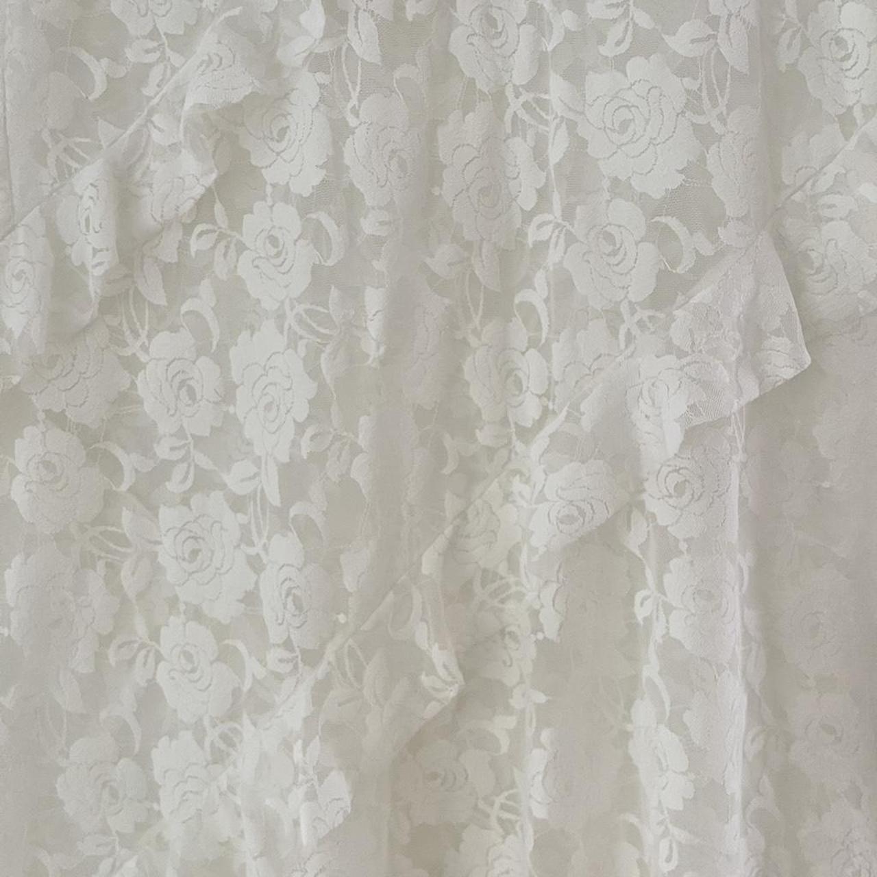 Sister Studios STARR Lace Maxi Skirt in White.