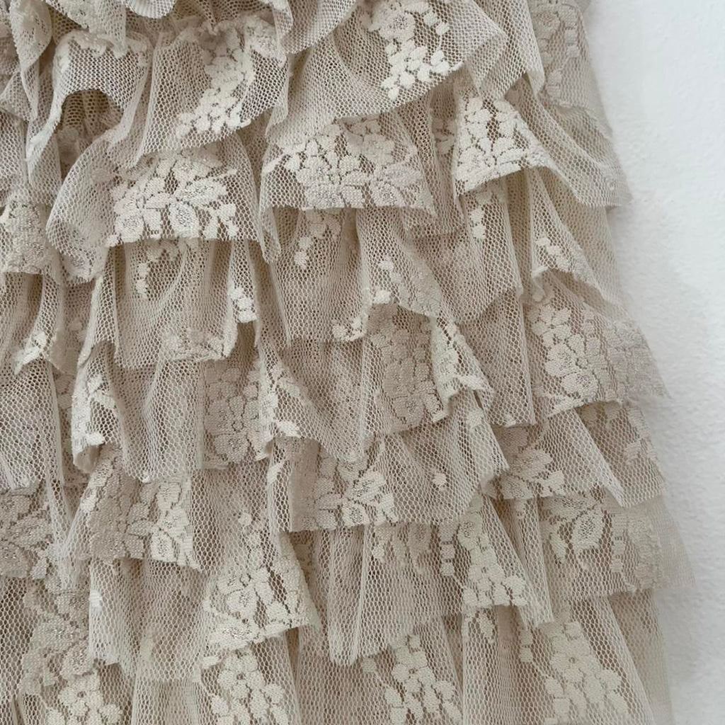 Free People FEELING FOR Lace Shorties/Bloomers in Tea.