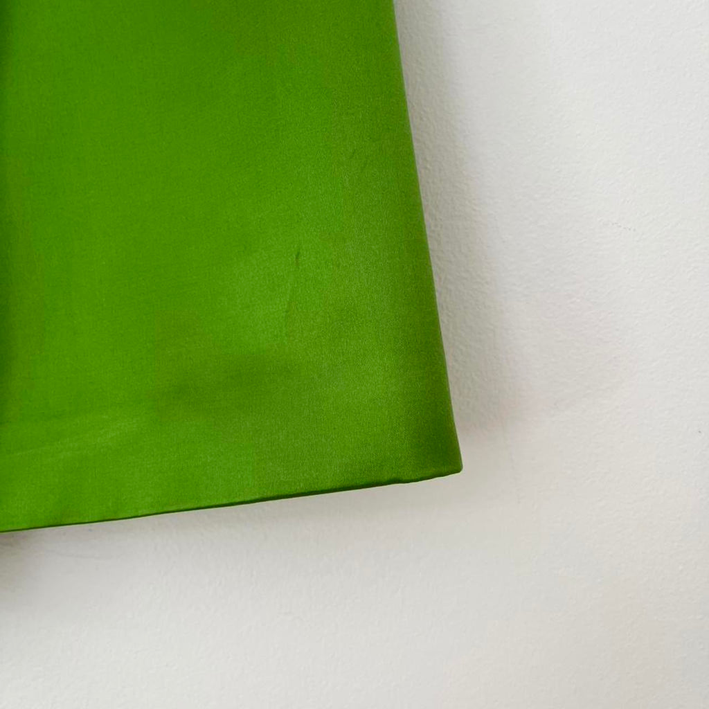 Venroy BNWT Wrap Silk Cotton Skirt in Leaf Green.