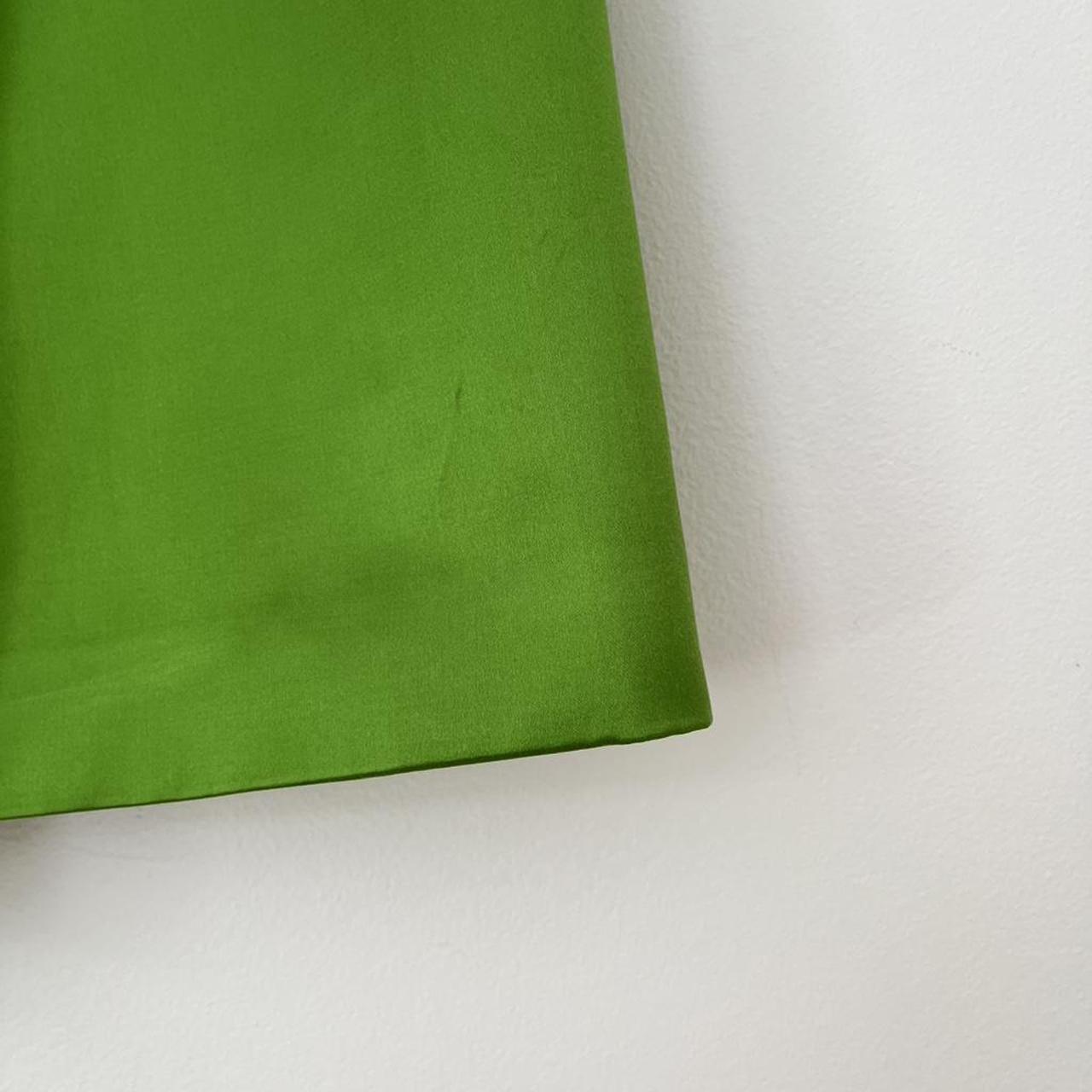 Venroy BNWT Wrap Silk Cotton Skirt in Leaf Green.